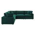 5 Piece Velvet Sectional Sofa