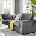 5 Piece Velvet Sectional Sofa