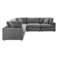 5 Piece Velvet Sectional Sofa