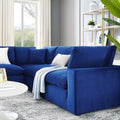 5 Piece Velvet Sectional Sofa