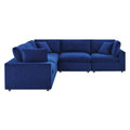 5 Piece Velvet Sectional Sofa