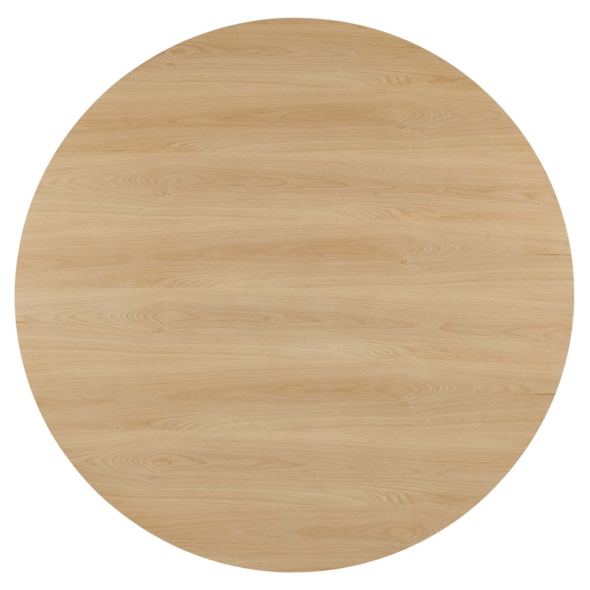 Modern Oak Round Dining Table