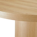 Modern Oak Round Dining Table