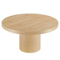 Modern Oak Round Dining Table