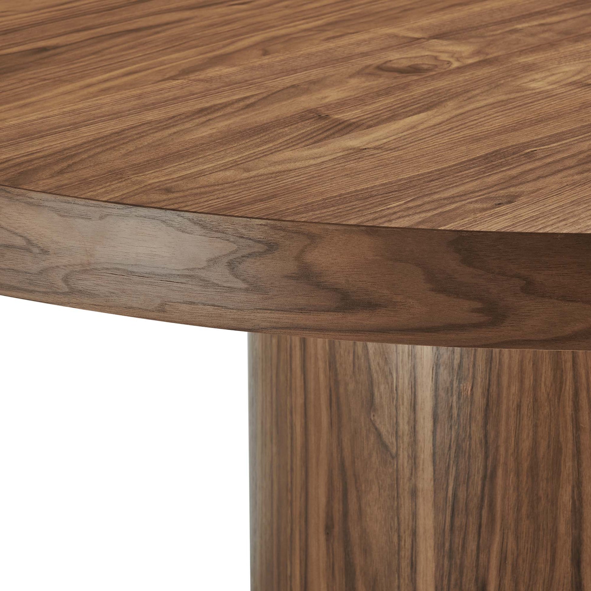 Modern Oak Round Dining Table