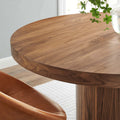 Modern Oak Round Dining Table