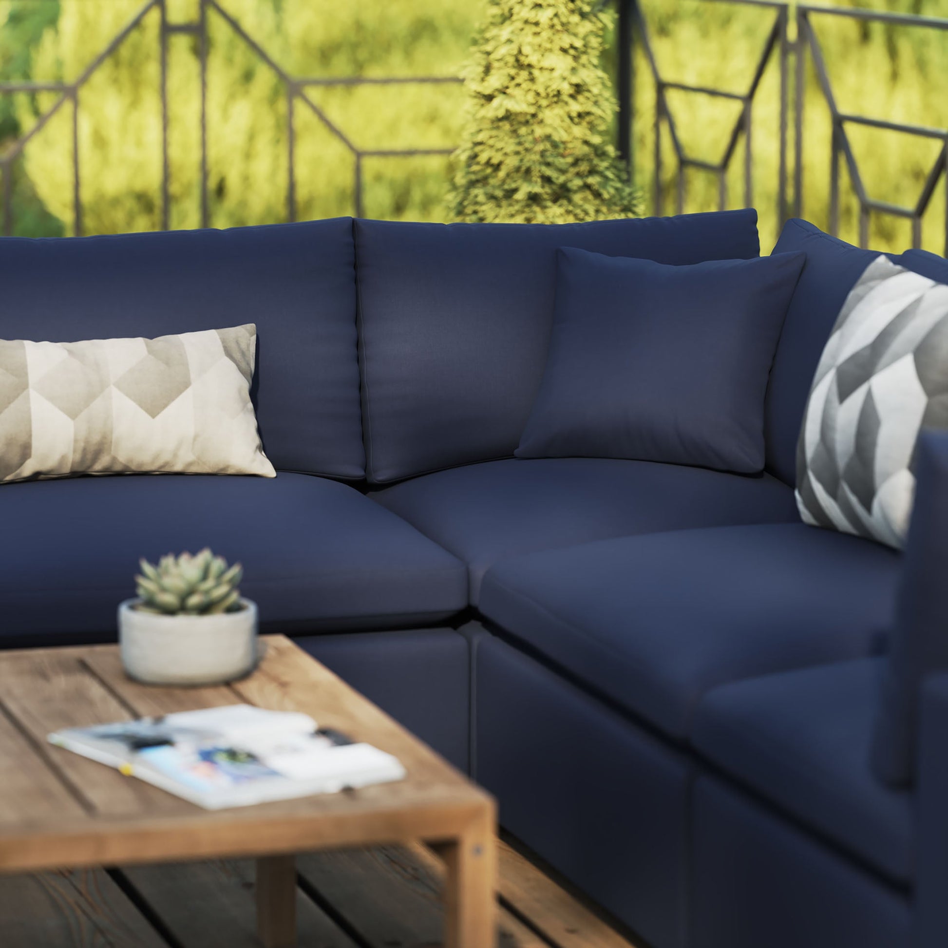 Outdoor Patio Sectional Sofa Set