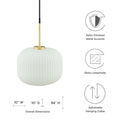 Modern Glass Pendant Light