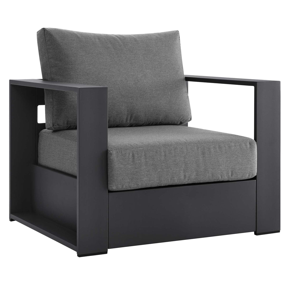 Spacious Tahoe Outdoor Patio Armchair - Weather-Resistant Design