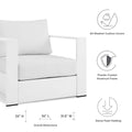 Spacious Tahoe Outdoor Patio Armchair - Weather-Resistant Design