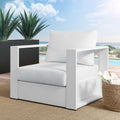 Spacious Tahoe Outdoor Patio Armchair - Weather-Resistant Design