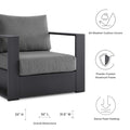 Luxurious Tahoe 4-Piece Outdoor Patio Set in Stylish Colors