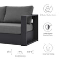 Luxurious Tahoe 4-Piece Outdoor Patio Set in Stylish Colors