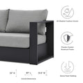 Luxurious Tahoe 4-Piece Outdoor Patio Set in Stylish Colors