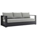 Luxurious Tahoe 4-Piece Outdoor Patio Set in Stylish Colors