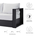 Luxurious Tahoe 4-Piece Outdoor Patio Set in Stylish Colors