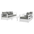 Luxurious Tahoe 4-Piece Outdoor Patio Set in Stylish Colors