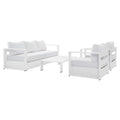 Luxurious Tahoe 4-Piece Outdoor Patio Set in Stylish Colors