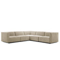 Modway Conjure 5 Piece Tufted Sectional