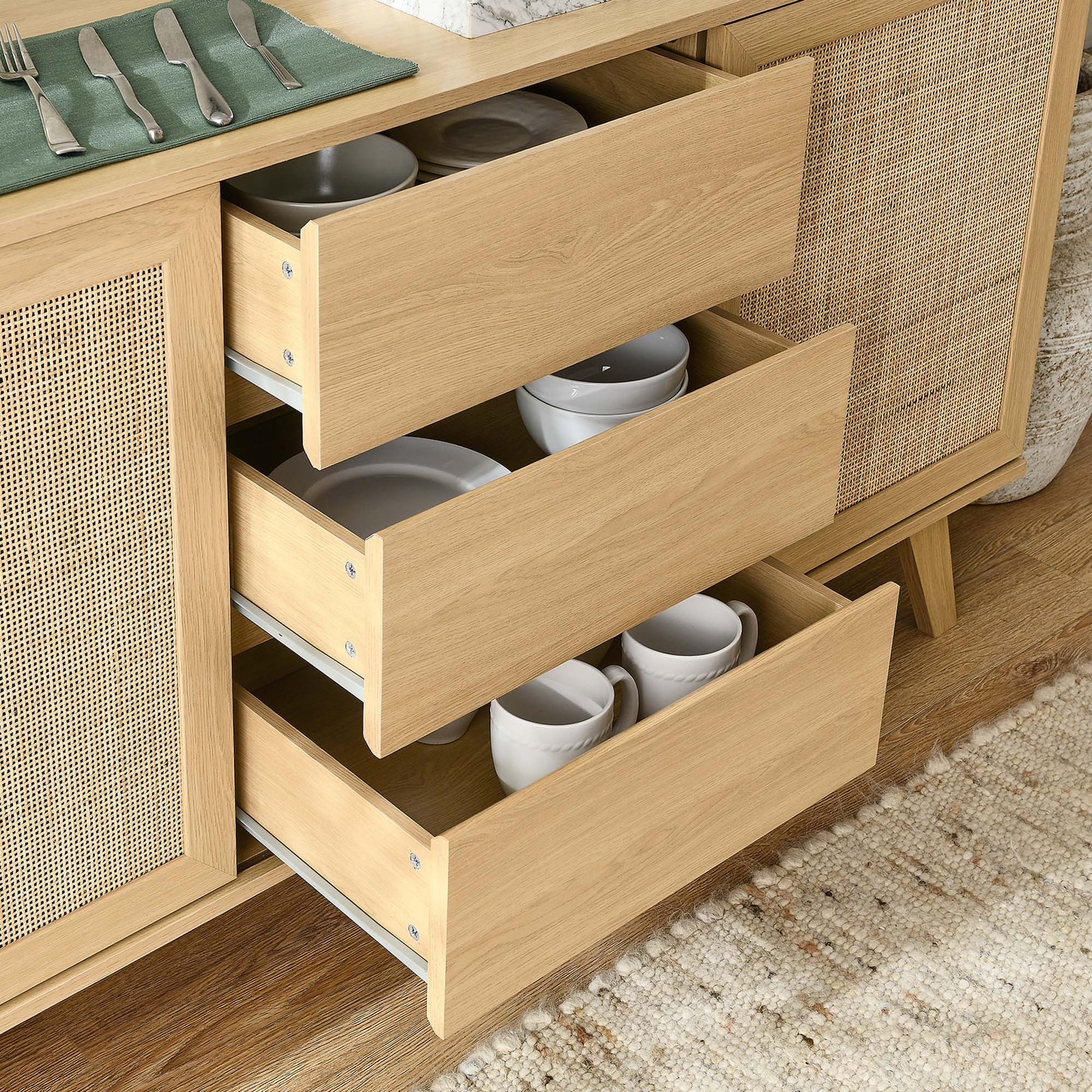 Soma 59" Oak Sideboard