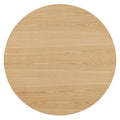 Senja Round Oak Dining Table