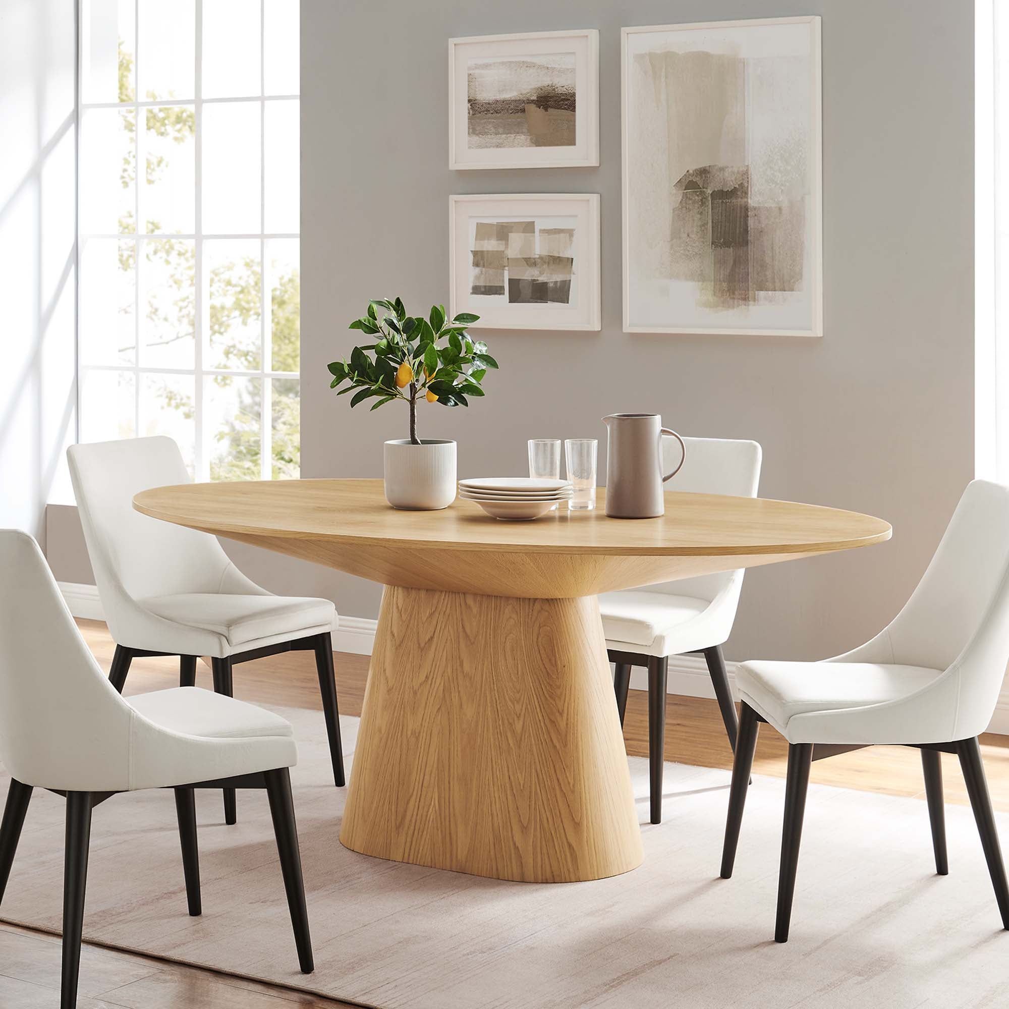 Provision 75" Oval Table