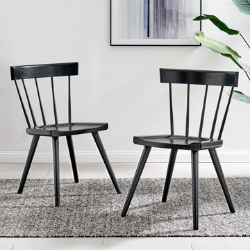 Sutter Wood Dining Side Chair Set of 2