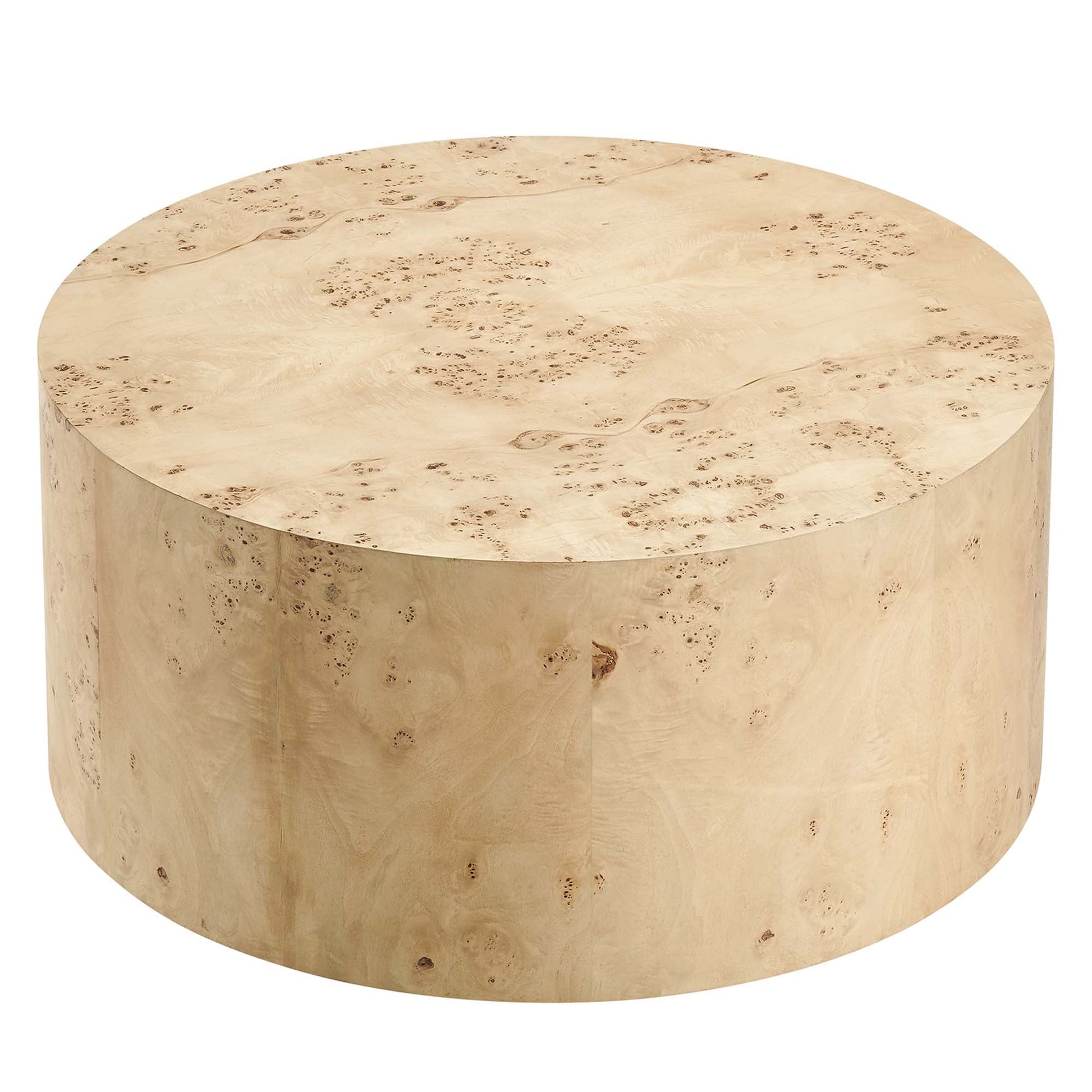 Cosmos Round Burl Coffee Table