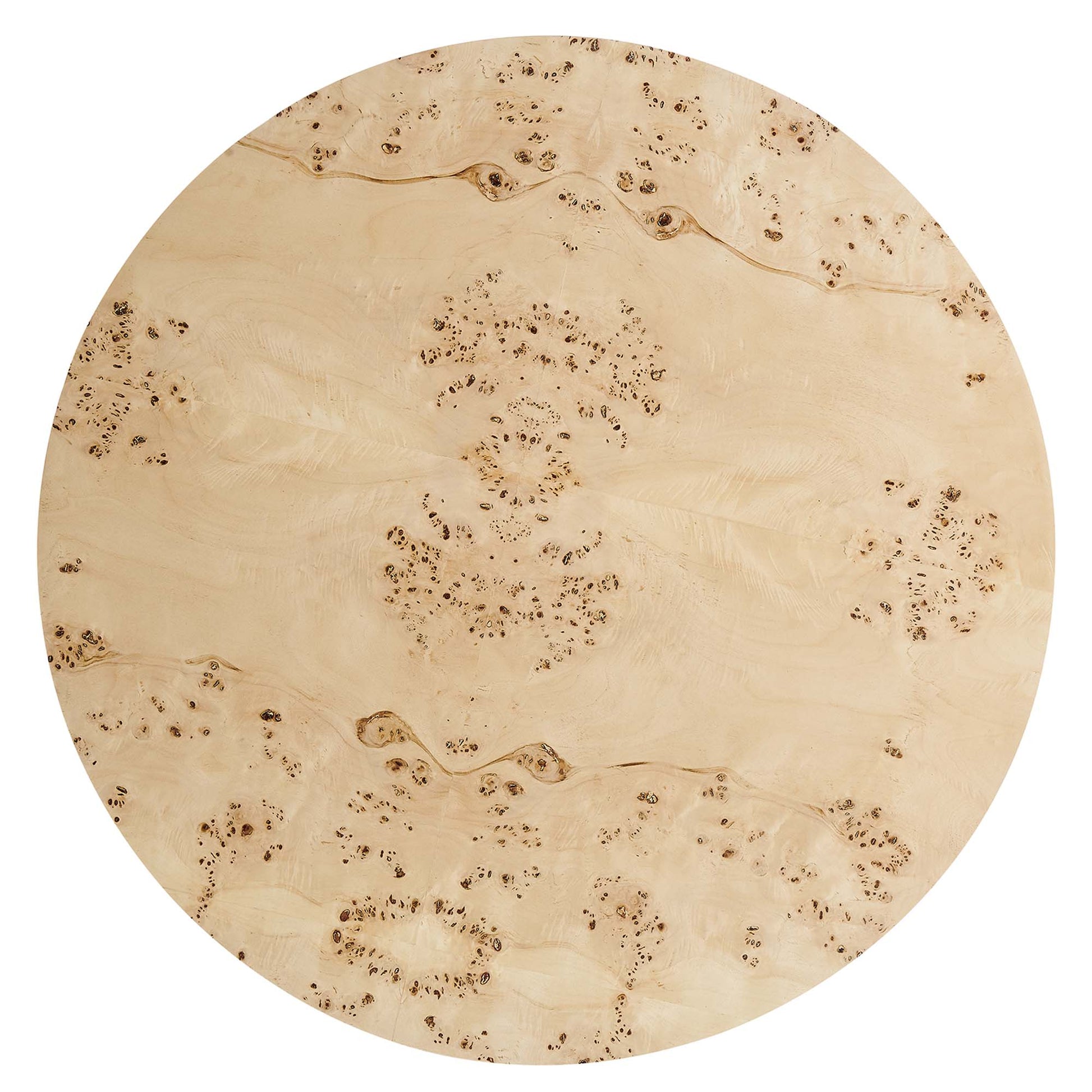 Cosmos Round Burl Coffee Table