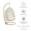 Amalie Wicker Rattan Outdoor Patio Swing Chair