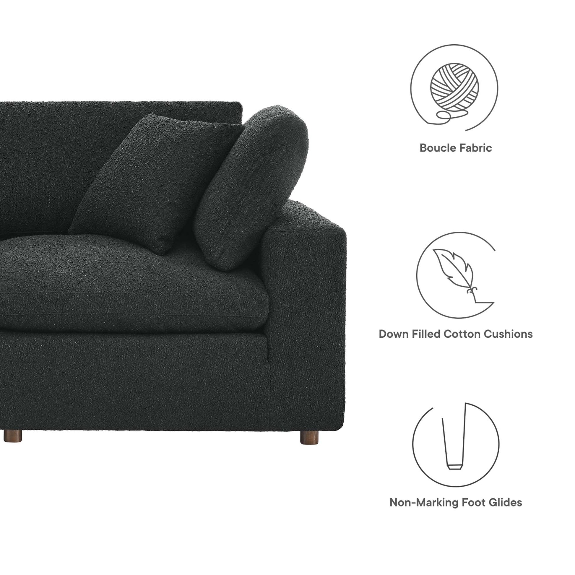 Commix Down Filled Overstuffed Sectional Sofa