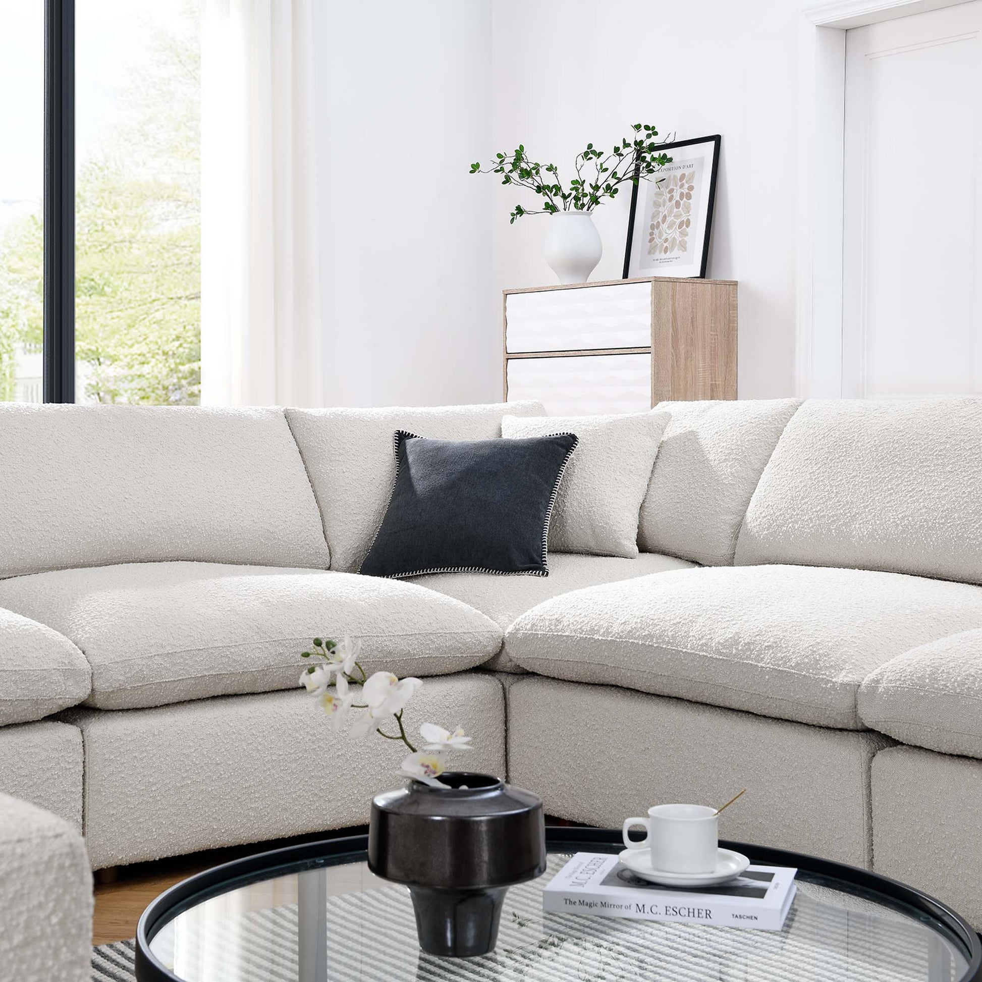 Commix Down Filled Overstuffed Sectional Sofa