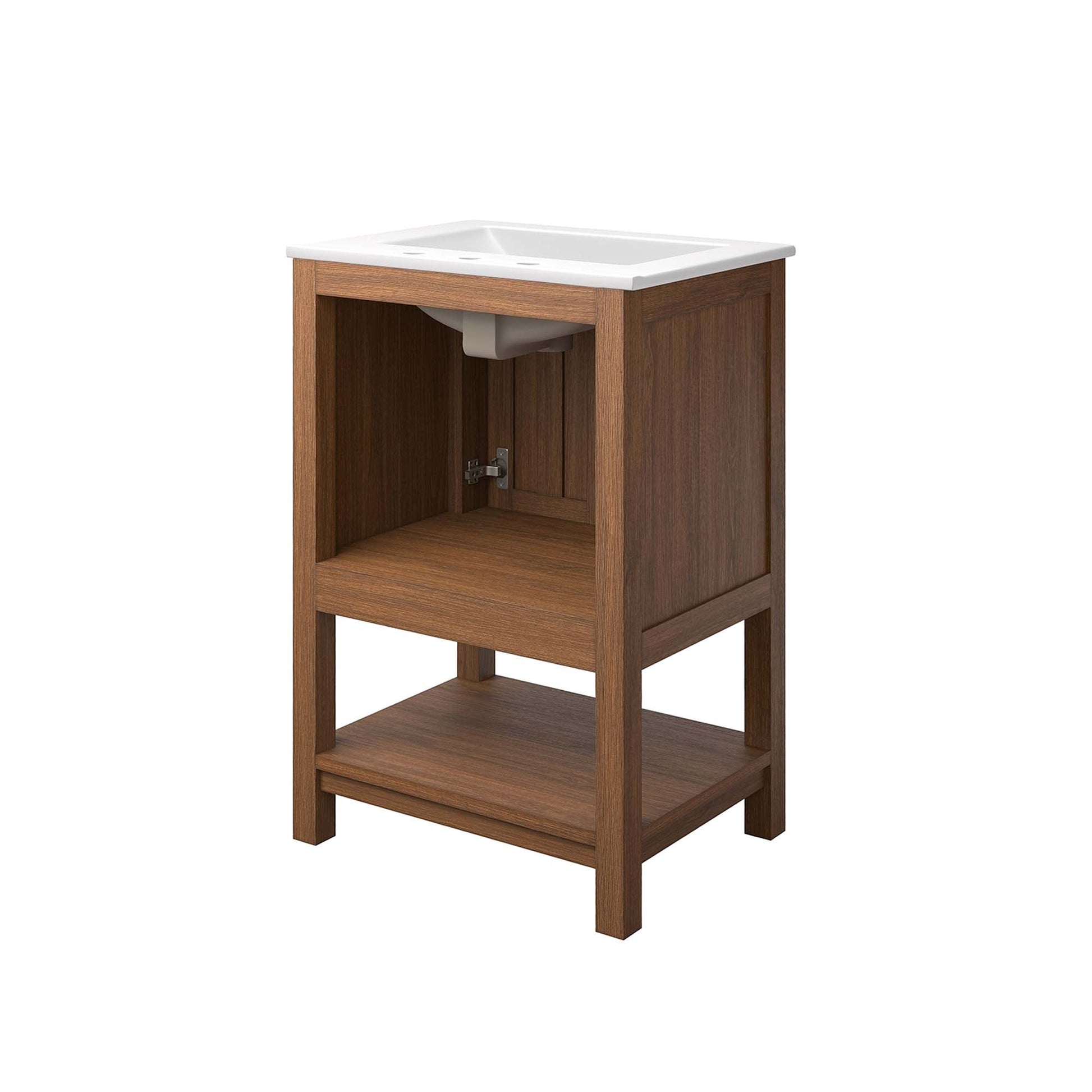 Ashlyn 36" Bathroom Vanity Walnut Black