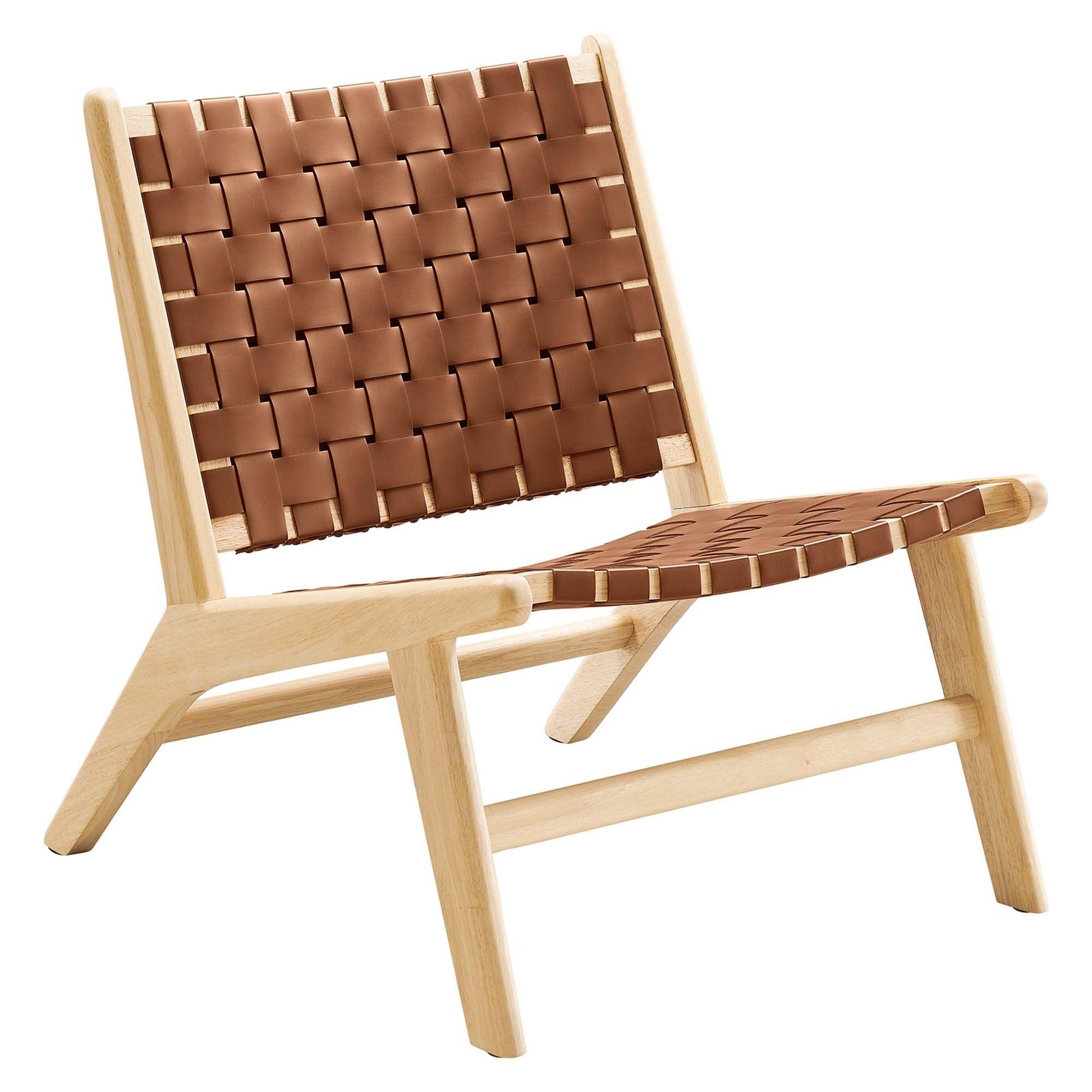 Wood Accent Lounge Chair