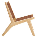 Wood Accent Lounge Chair