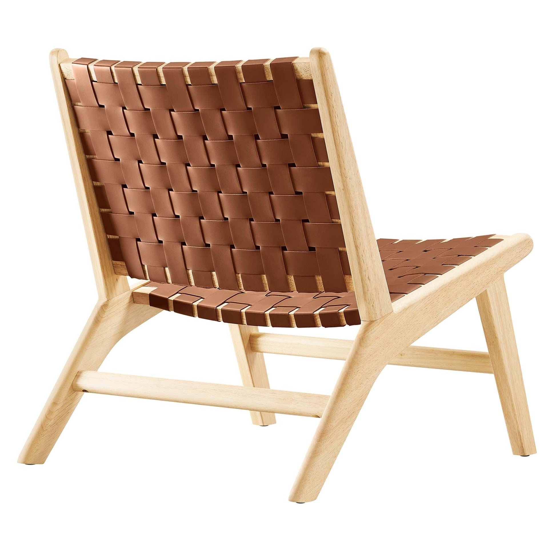 Wood Accent Lounge Chair