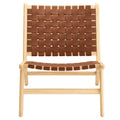 Wood Accent Lounge Chair