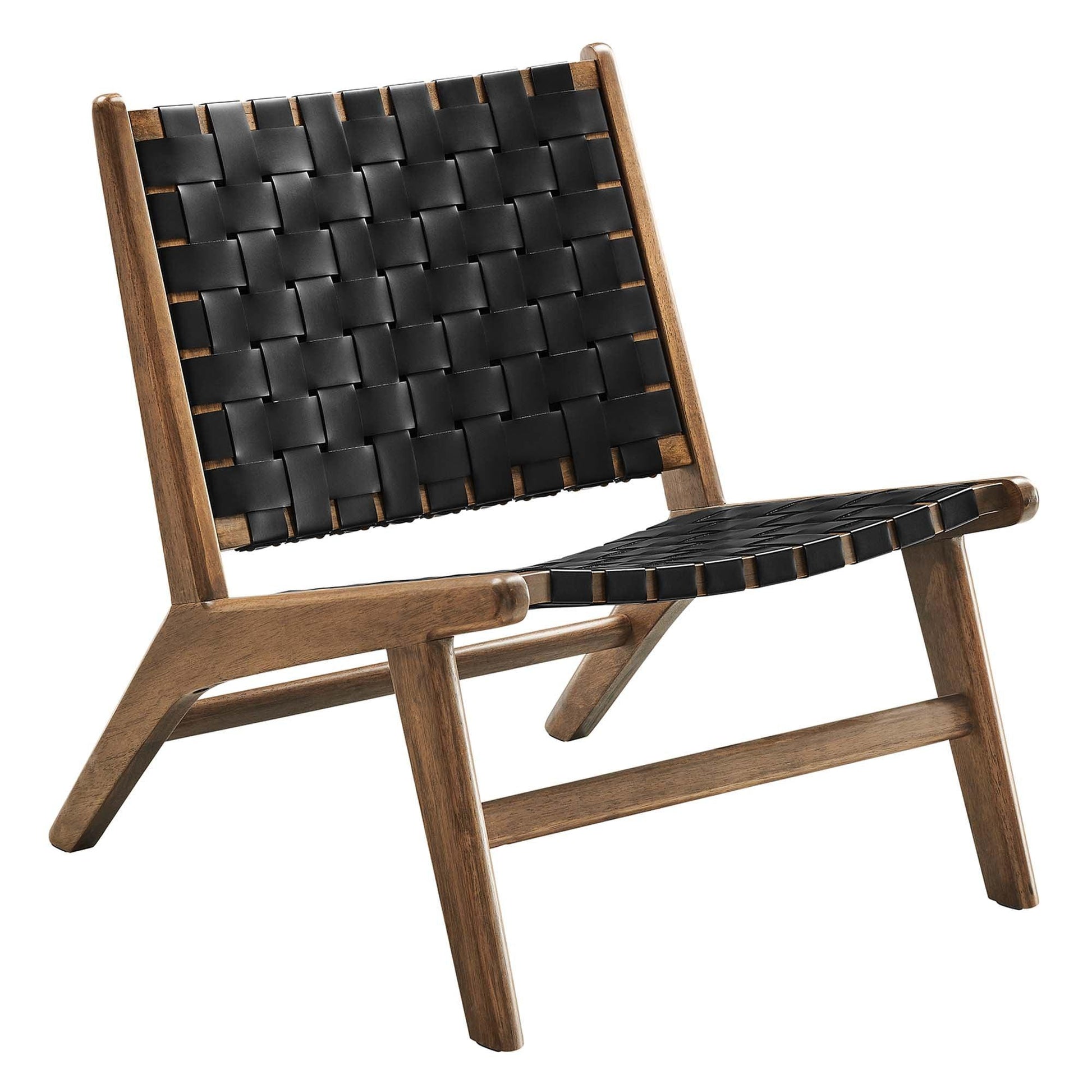 Wood Accent Lounge Chair