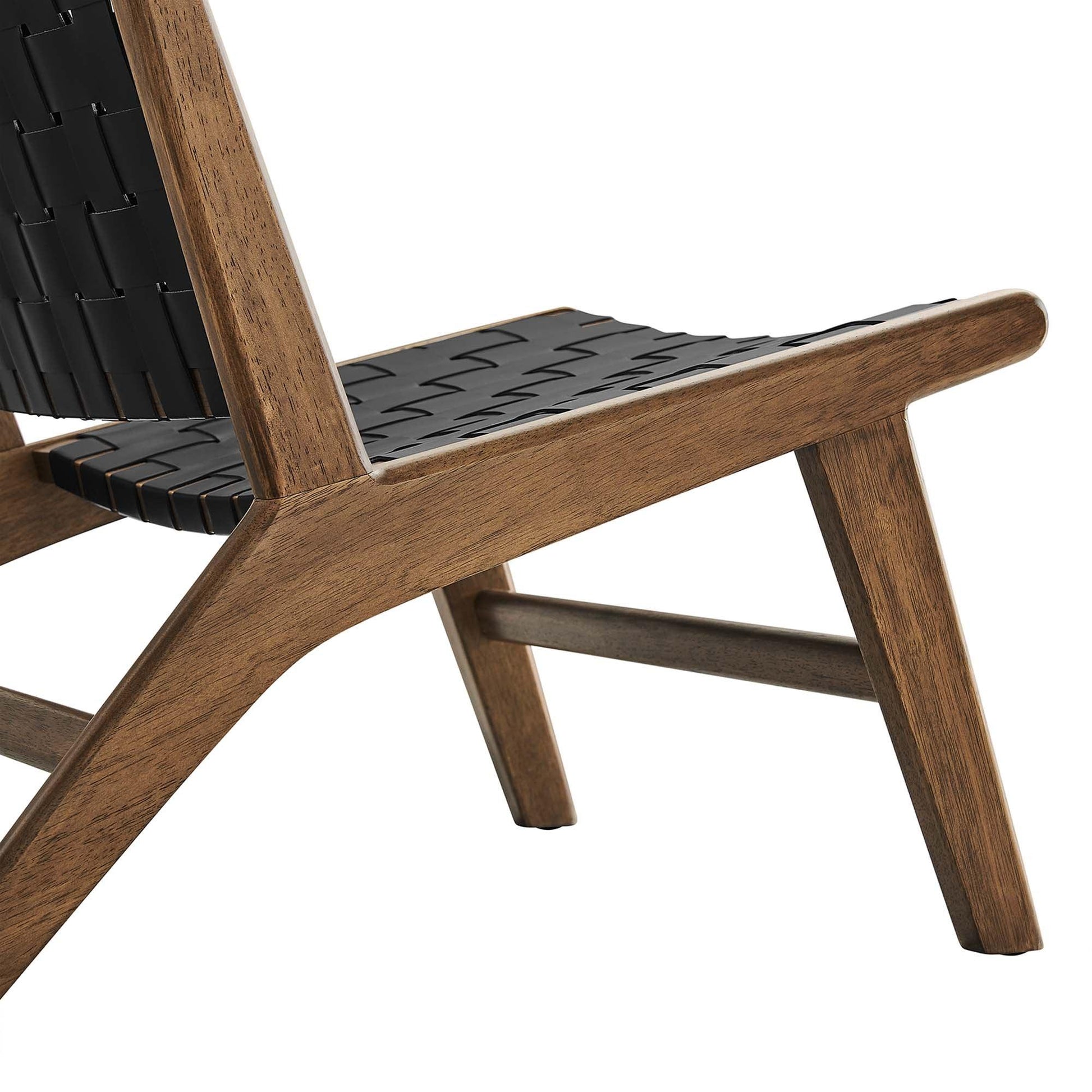 Wood Accent Lounge Chair