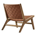 Wood Accent Lounge Chair