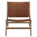 Wood Accent Lounge Chair