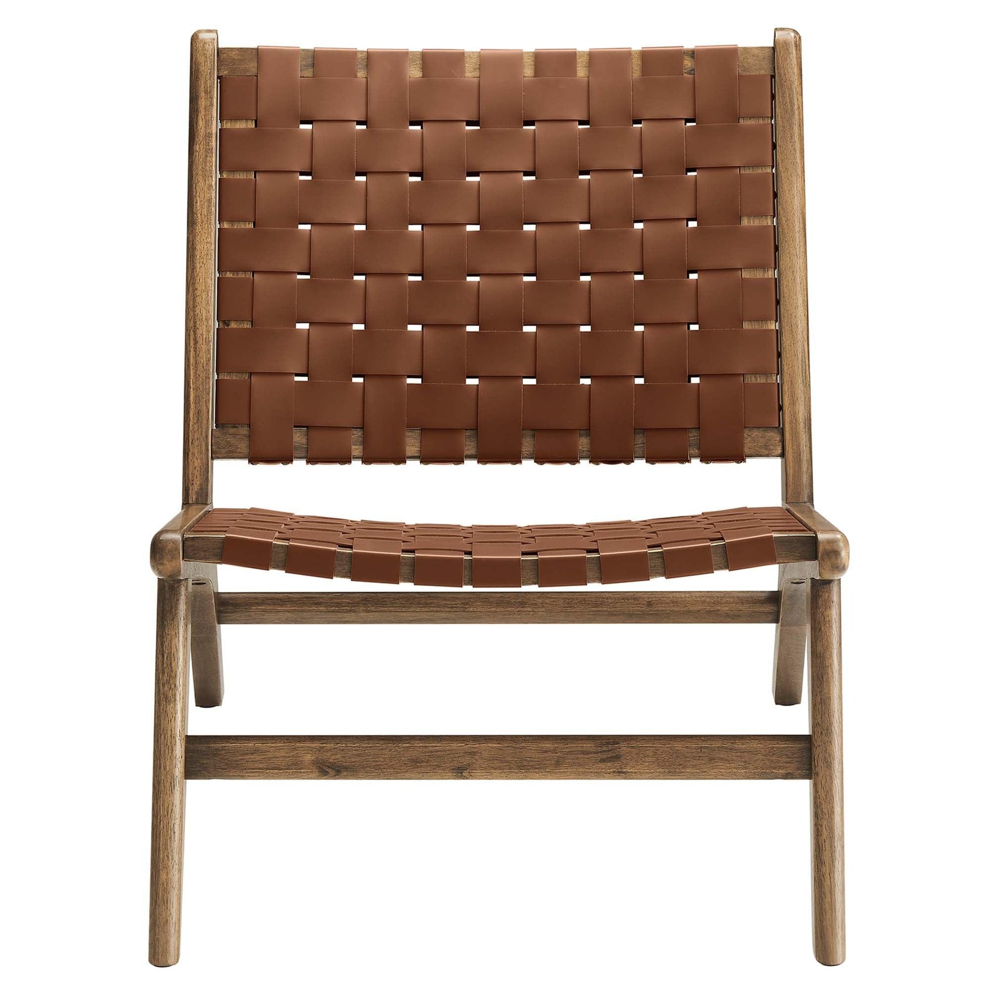 Wood Accent Lounge Chair