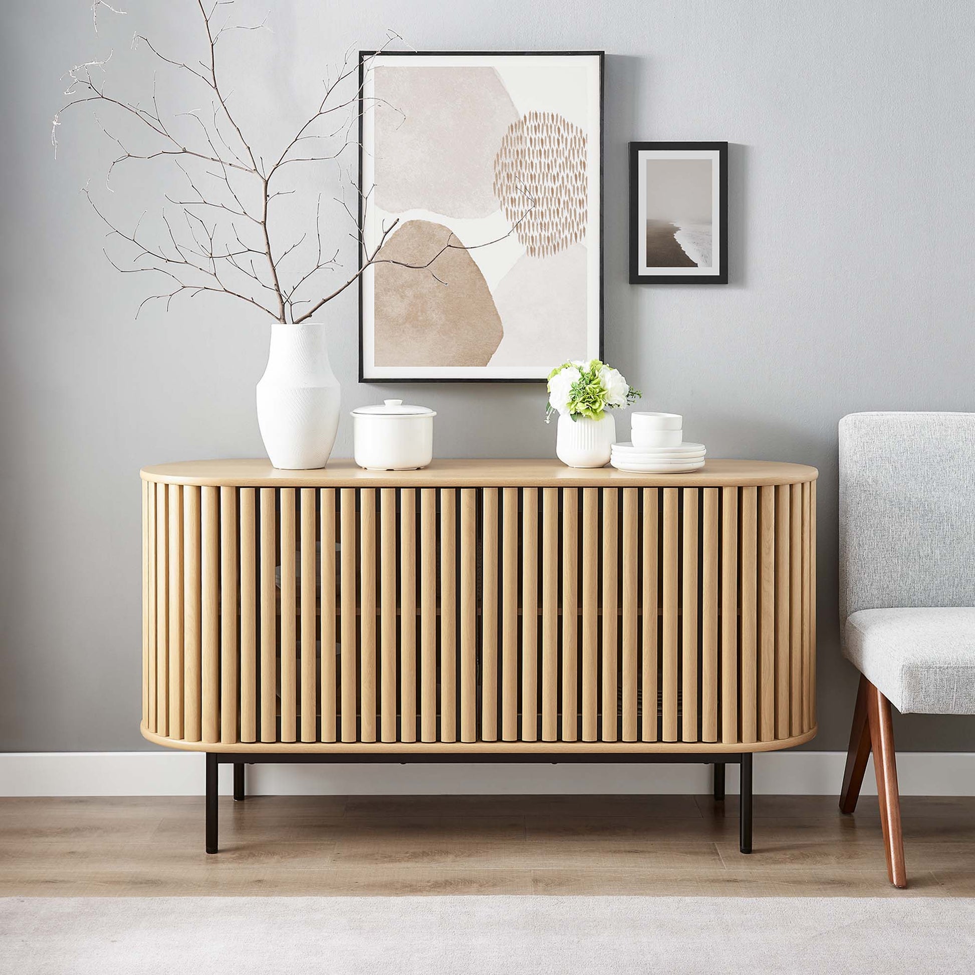 Modern Oval Sideboard Fortitude