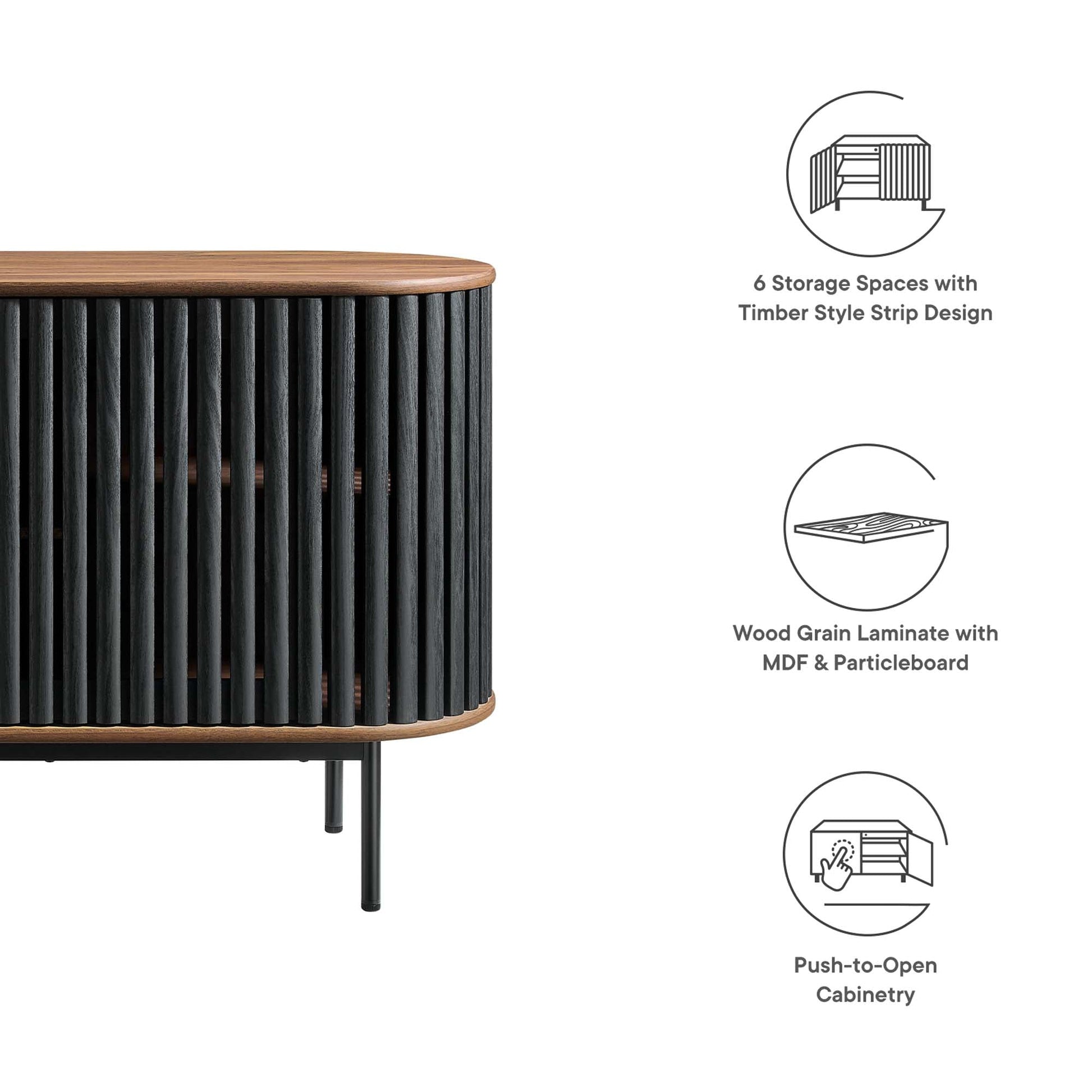 Modern Oval Sideboard Fortitude