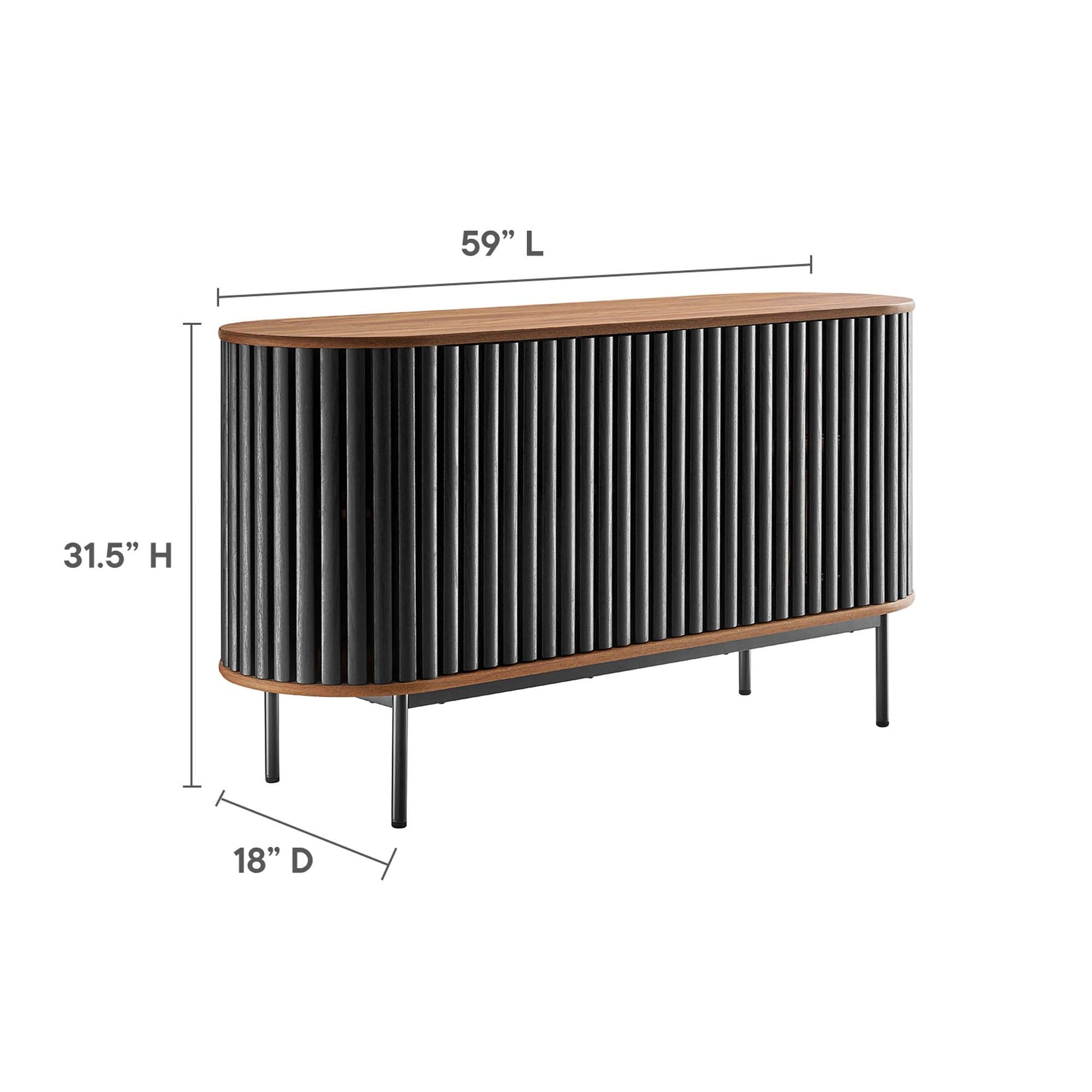 Modern Oval Sideboard Fortitude