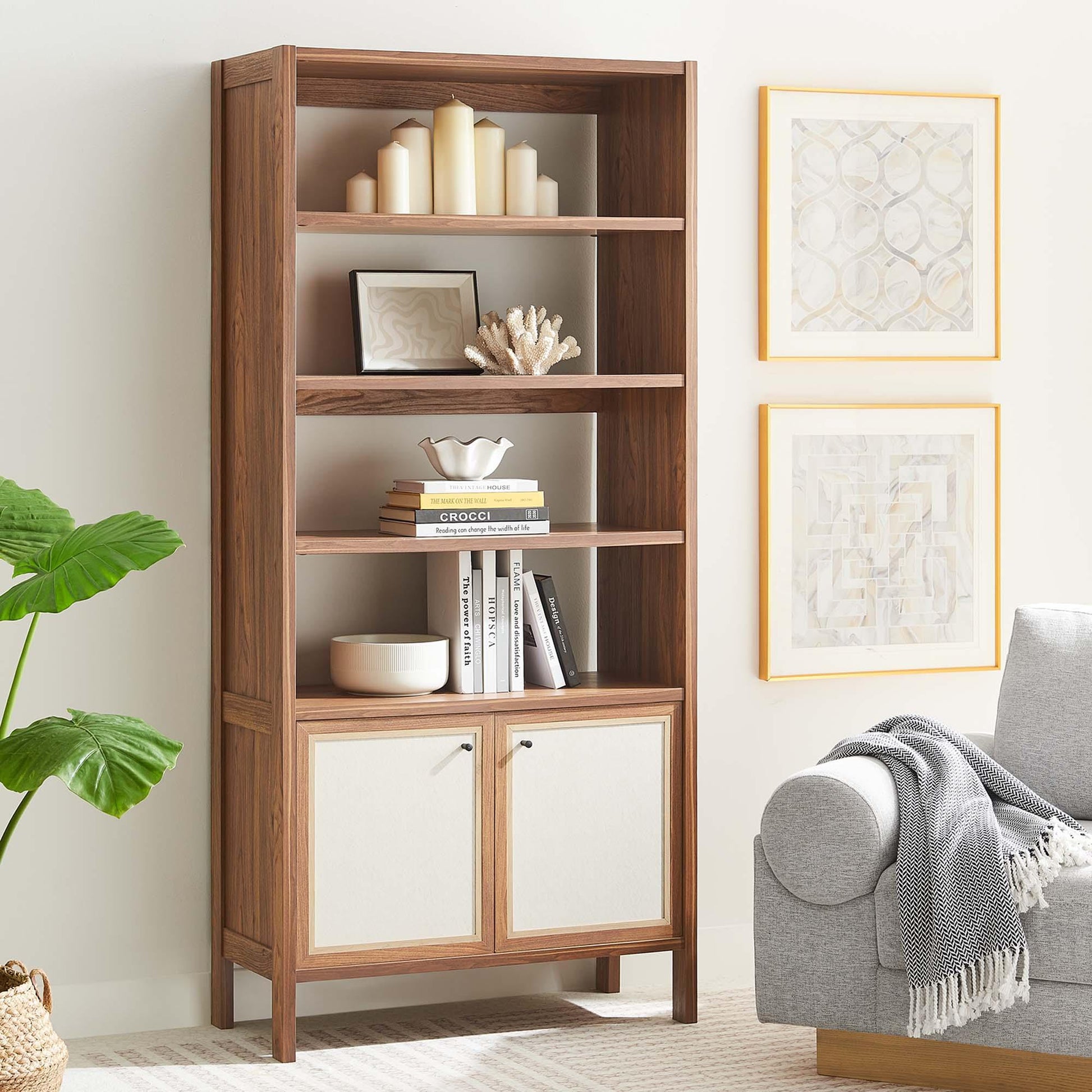 Wooden 4 Shelf Bookcase