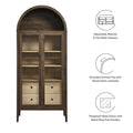 Nolan Tall Arched Storage Cabinet