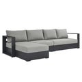 Tahoe Outdoor Powder-Coated Aluminum Sectional Sofa