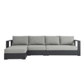 Tahoe Outdoor Powder-Coated Aluminum Sectional Sofa