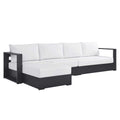 Tahoe Outdoor Powder-Coated Aluminum Sectional Sofa